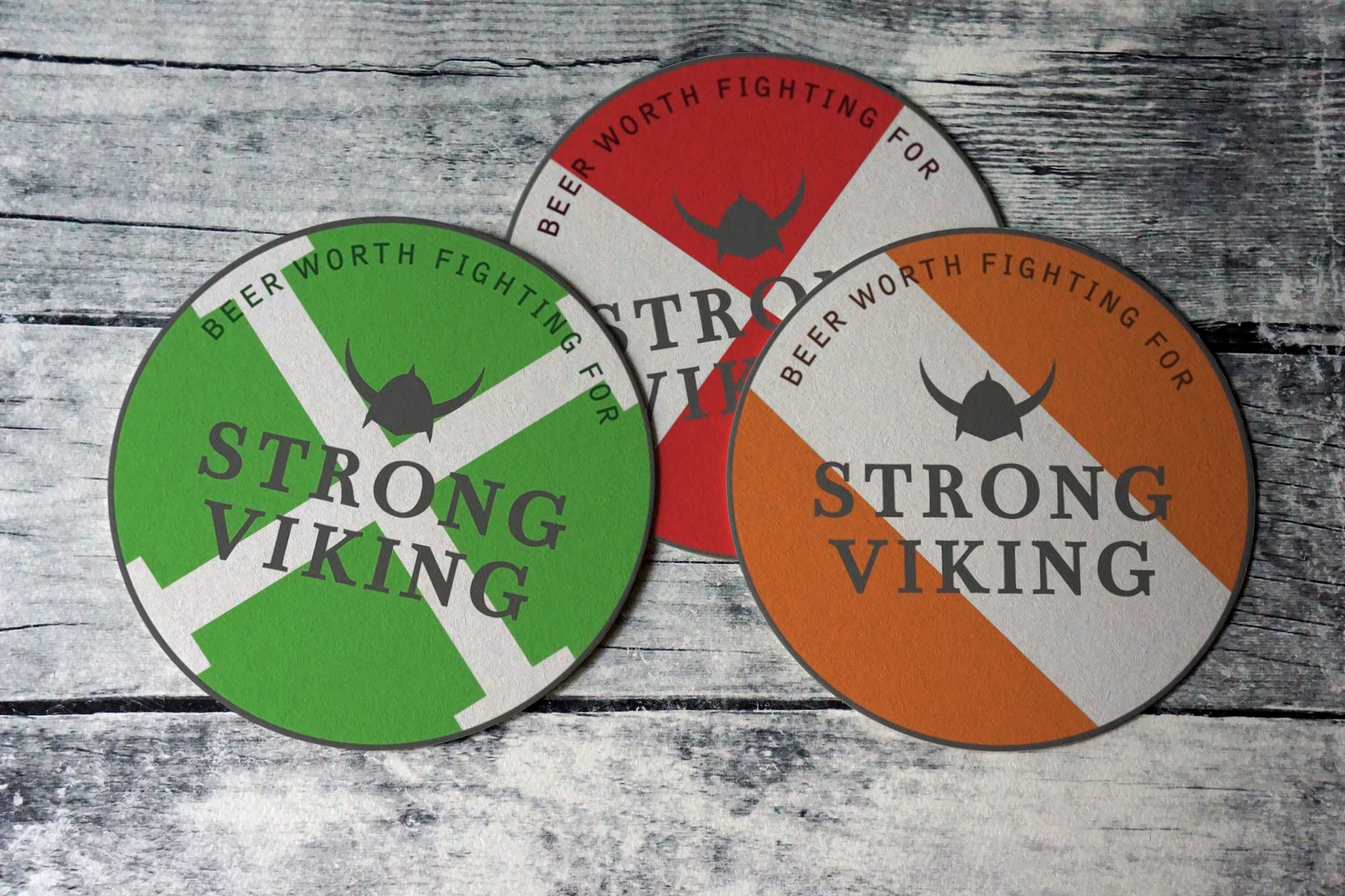 StrongVBeerMats